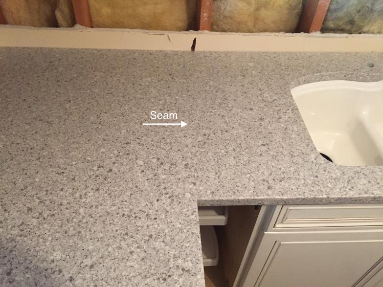 Custom Granite Quartz Countertops, How To Join Countertop Seams
